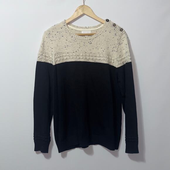 Charter Club Colorblocked Crewneck Sweater Women’s size XL - Picture 1 of 5